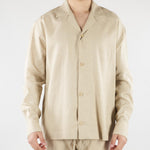 Camicia Beige in lino CA3638 25 I'M BRIAN 