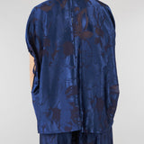 Blusa jacquard Blu SP5MR027 3000 ICONA 
