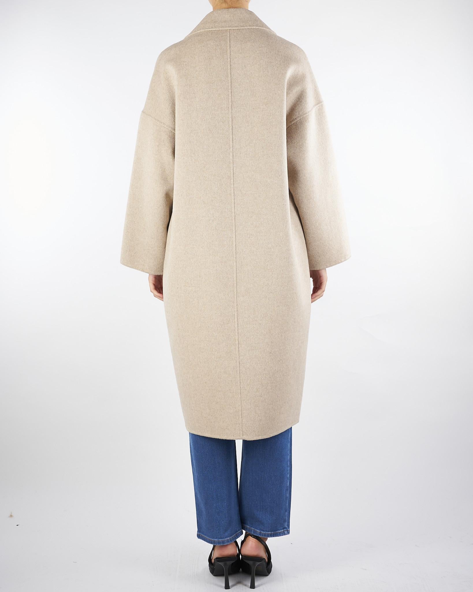 Cappotto Beige Ovetto Oversized TF0003 114 VICOLO 