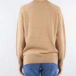 Maglia Cammello in pura lana e cashmere con logo D47EM055E52 MF700 ERMANNO BY ERMANNO SCERVINO 