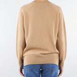 Maglia Cammello in pura lana e cashmere con logo D47EM055E52 MF700 ERMANNO BY ERMANNO SCERVINO 