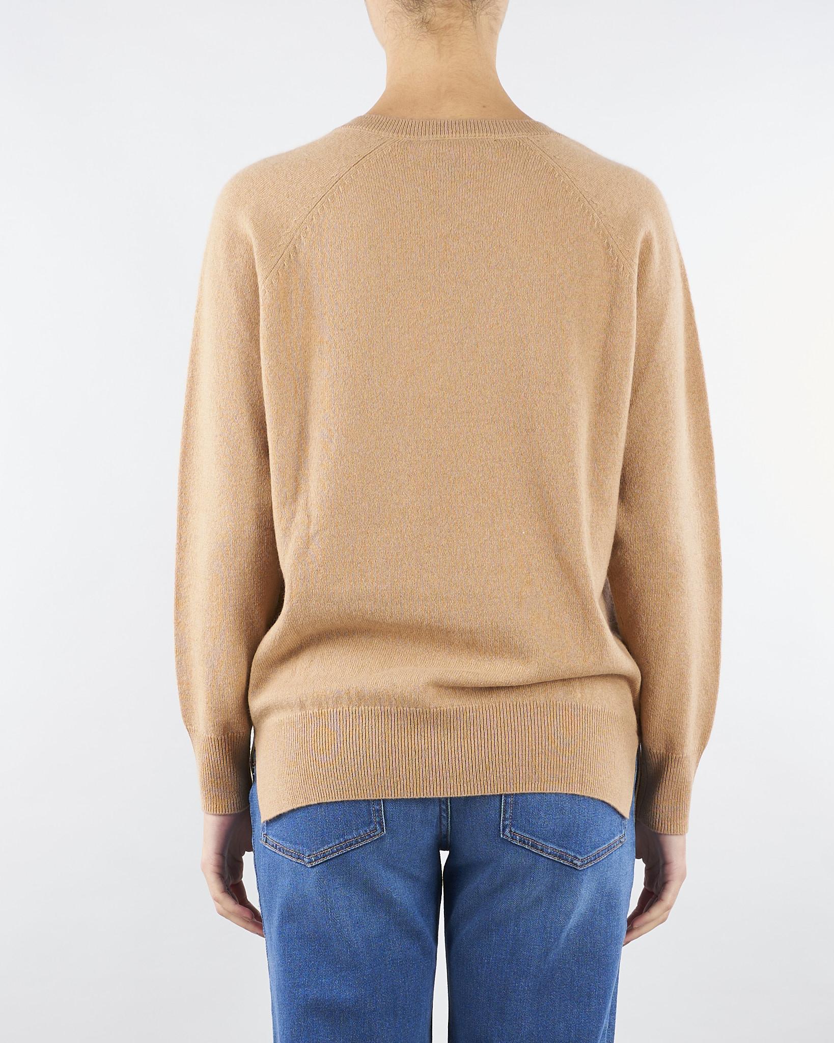 Maglia Cammello in pura lana e cashmere con logo D47EM055E52 MF700 ERMANNO BY ERMANNO SCERVINO 