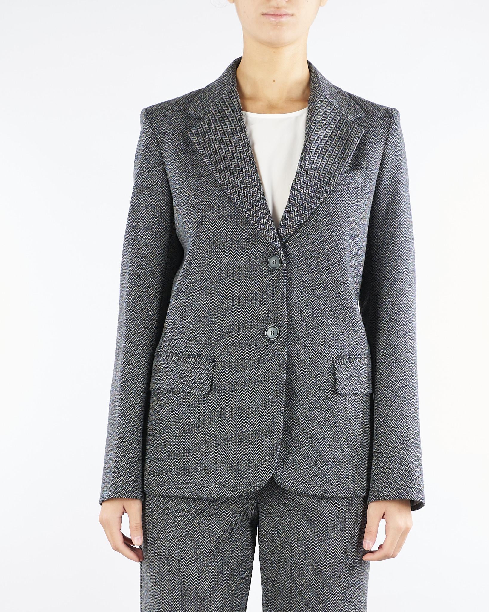 Blazer Grigio in jersey tinto filo DILLY 1 MAX MARA WEEKEND 