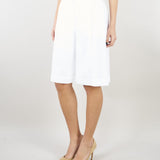 Bermuda Bianco lungo in tela di lino MSTCARAVAN 2 MAX MARA STUDIO 