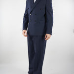 Giacca Blu doppiopetto Relaxed fit B6AB0020 89M AMARANTO 