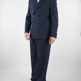 Giacca Blu doppiopetto Relaxed fit B6AB0020 89M AMARANTO 