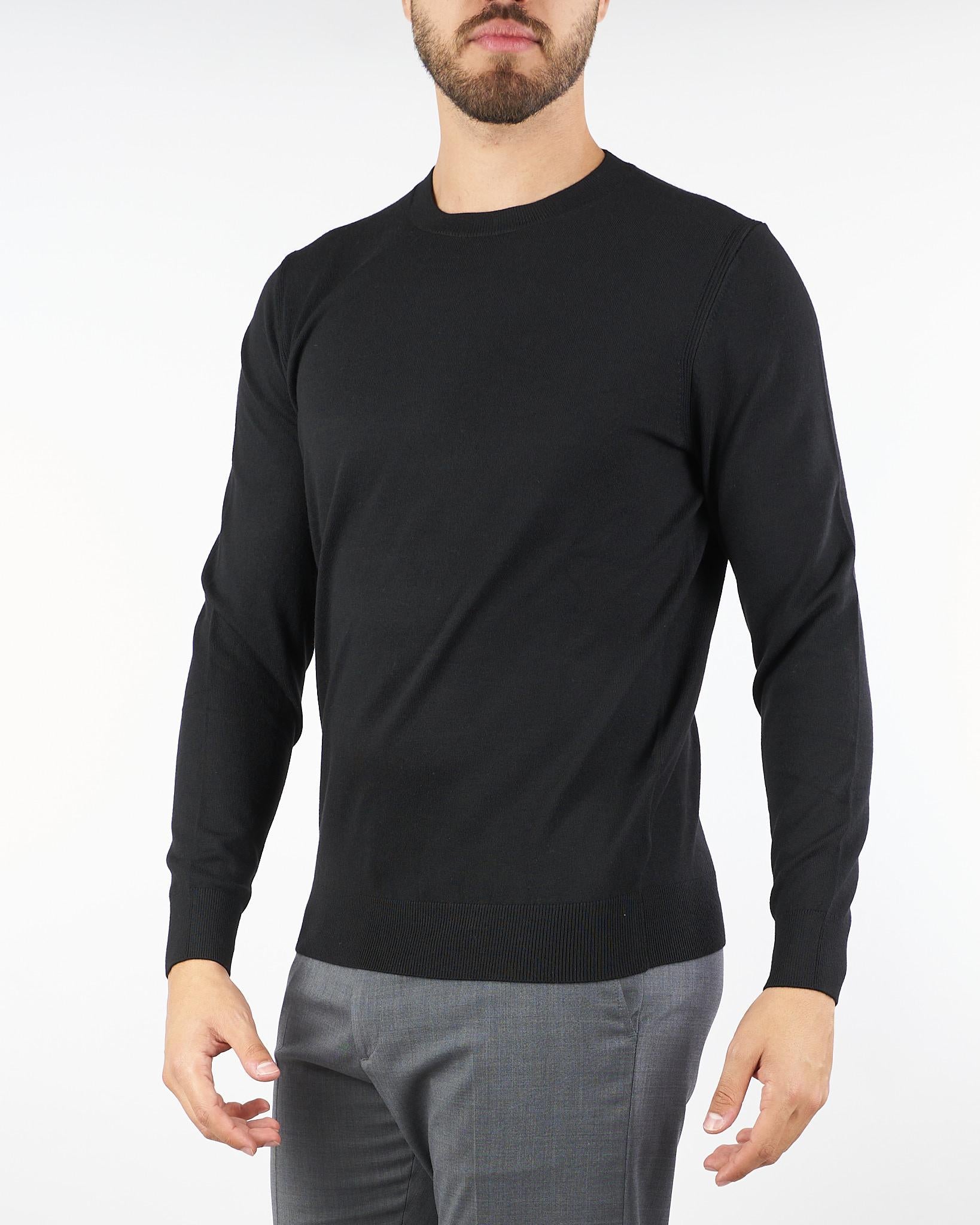 Maglia Nero in misto lana DK97001 99 DIKTAT 