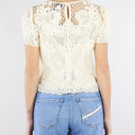 Blusa Burro in mussola con ricamo TP2581 282 TWIN SET 