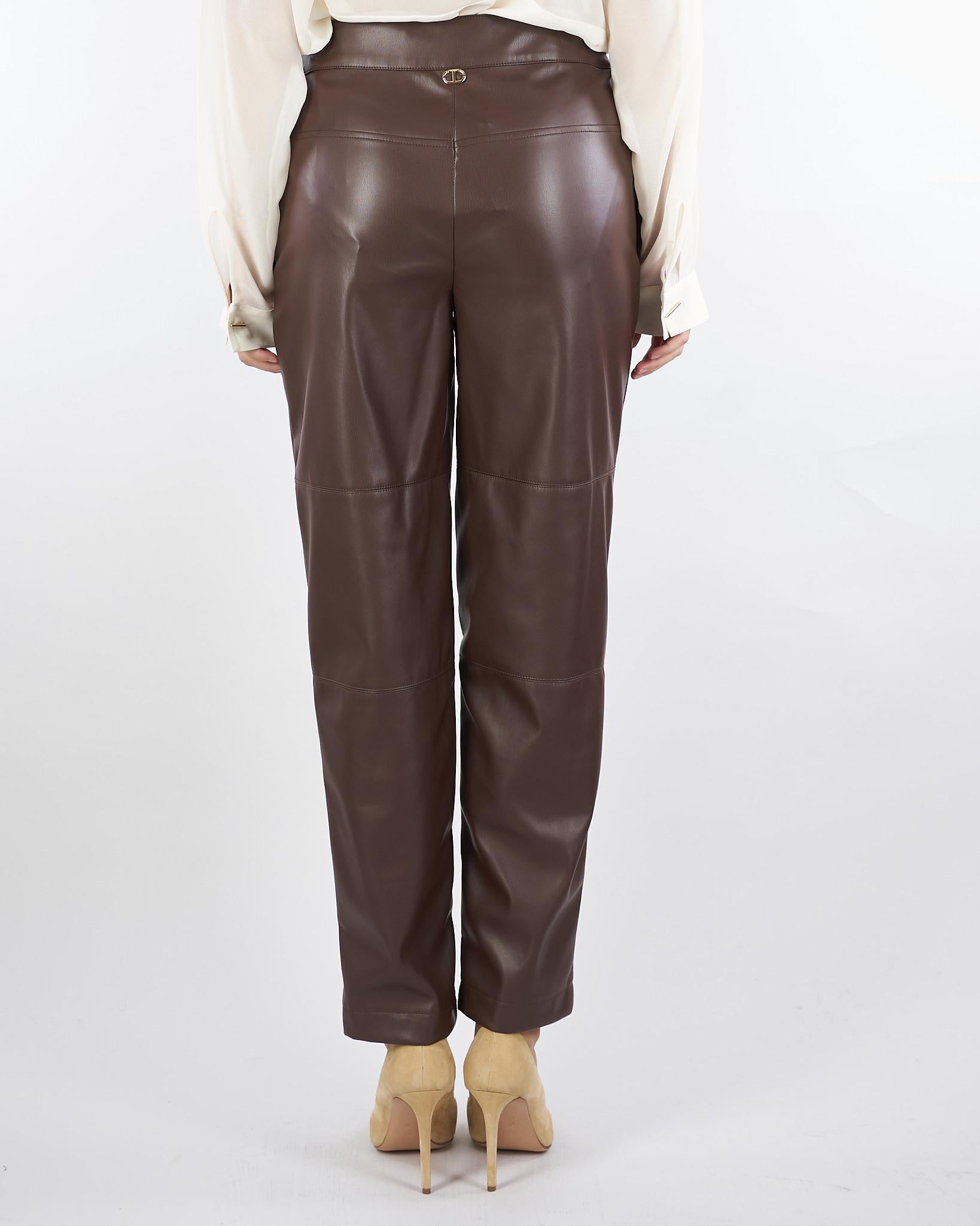 Pantalone Moro in ecopelle TP2091 203 TWIN SET 