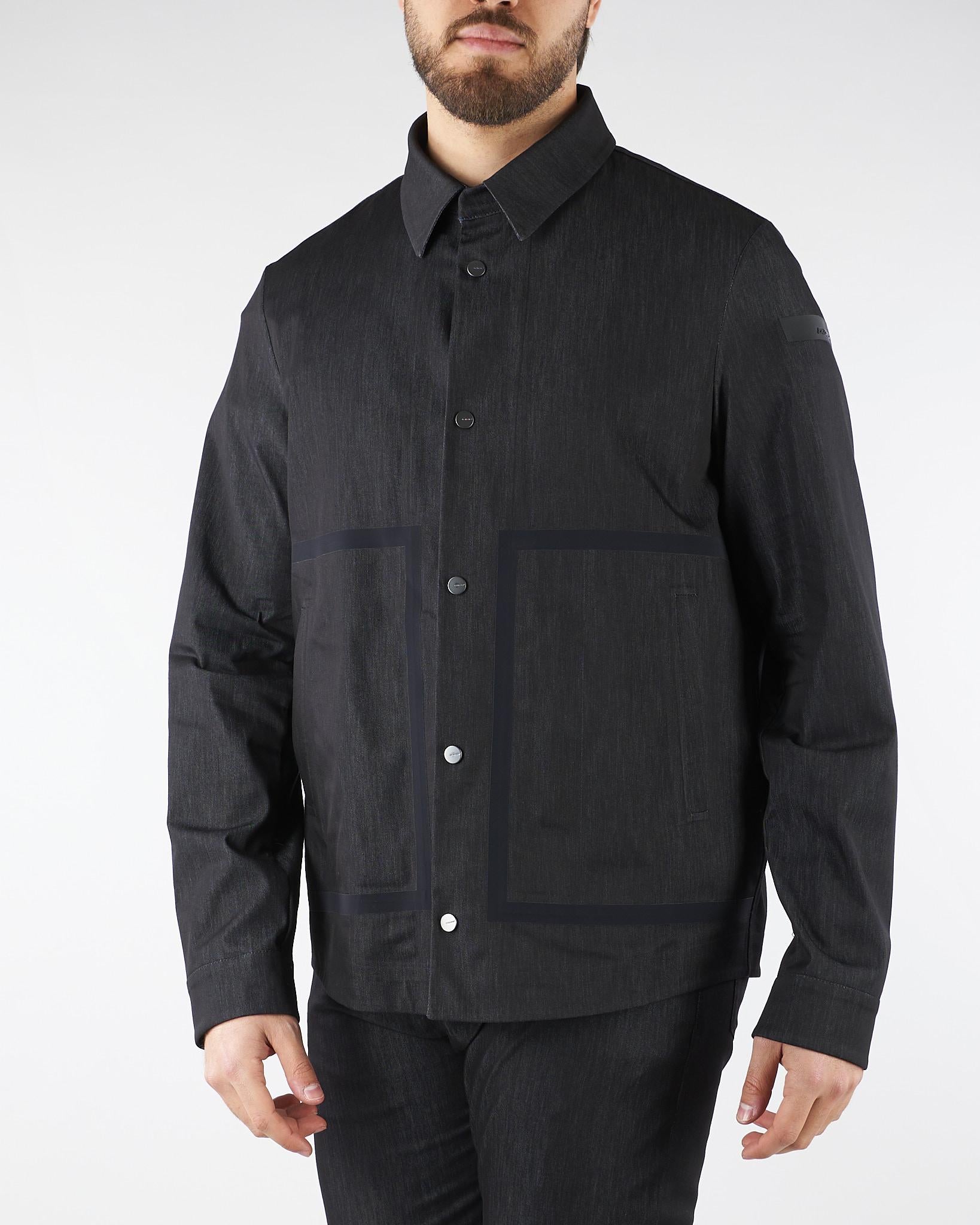Giubbotto Nero Marina Overshirt Jkt 26017 10 RRD 