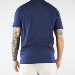Maglia Polo Blu in misto cotone e seta U0290M5208 50 UNGARO 