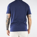 Maglia Polo Blu in misto cotone e seta U0290M5208 50 UNGARO 