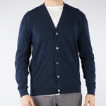 Cardigan Blu in puro cotone DK17002 89 DIKTAT 