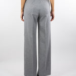 Pantalone Grigio Etel in jersey di lana gessato ETEL 716 NENETTE 
