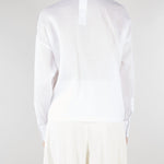 Camicia Bianco boxy in tela ramié con ricamo MSTCALI 31 MAX MARA STUDIO 