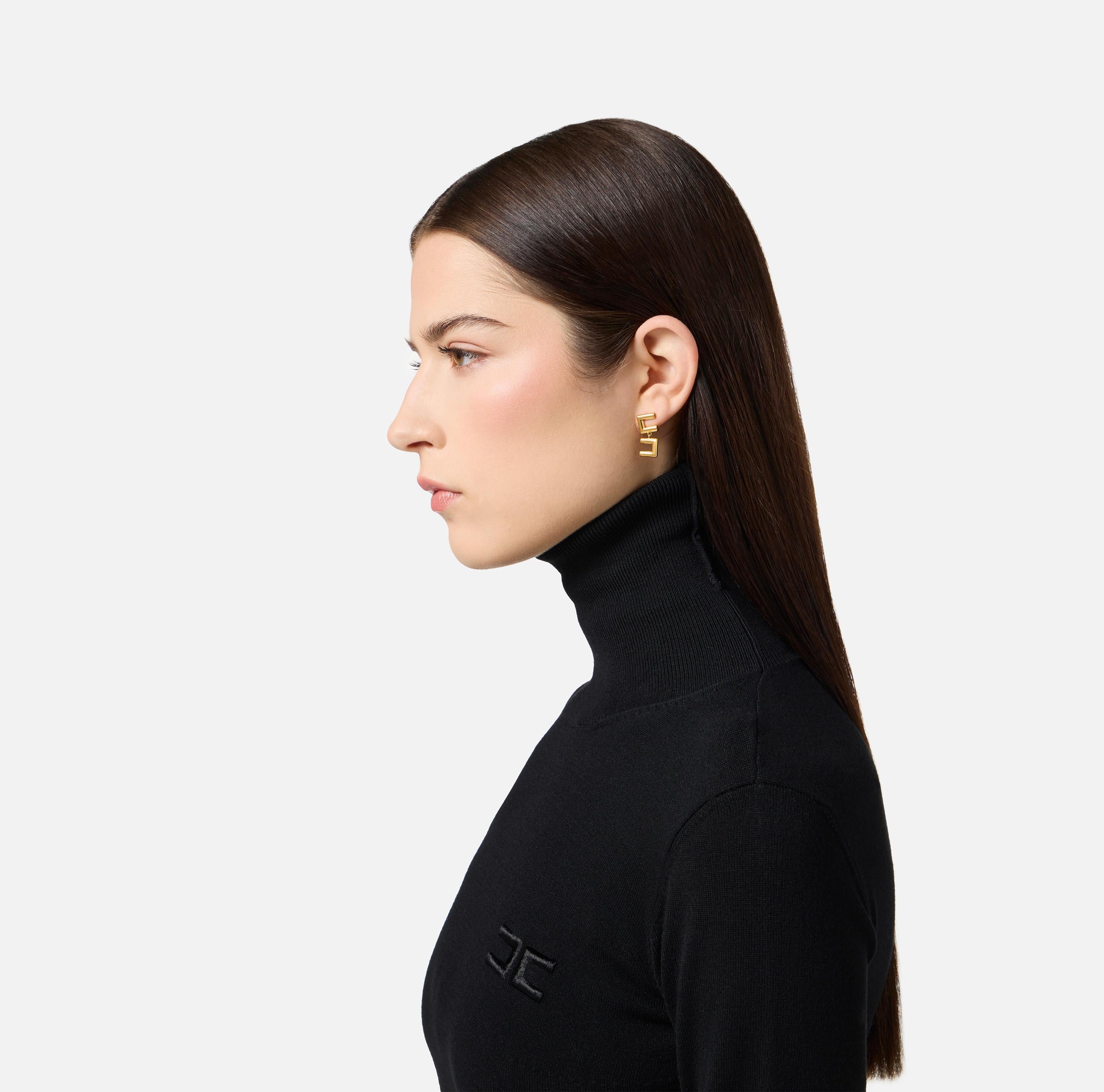 Orecchini con logo OR54A57E2 U95 ELISABETTA FRANCHI 