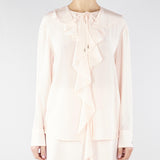 Blusa Cipria in seta con volant MSTEPICA 43 MAX MARA STUDIO 