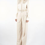 Pantalone Crema  in saglia di lana ENTRATA 18 MAX MARA STUDIO 