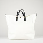 Tote Avorio-Nero in canvas BS14A62E2 309 ELISABETTA FRANCHI 