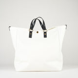 Tote Avorio-Nero in canvas BS14A62E2 309 ELISABETTA FRANCHI 