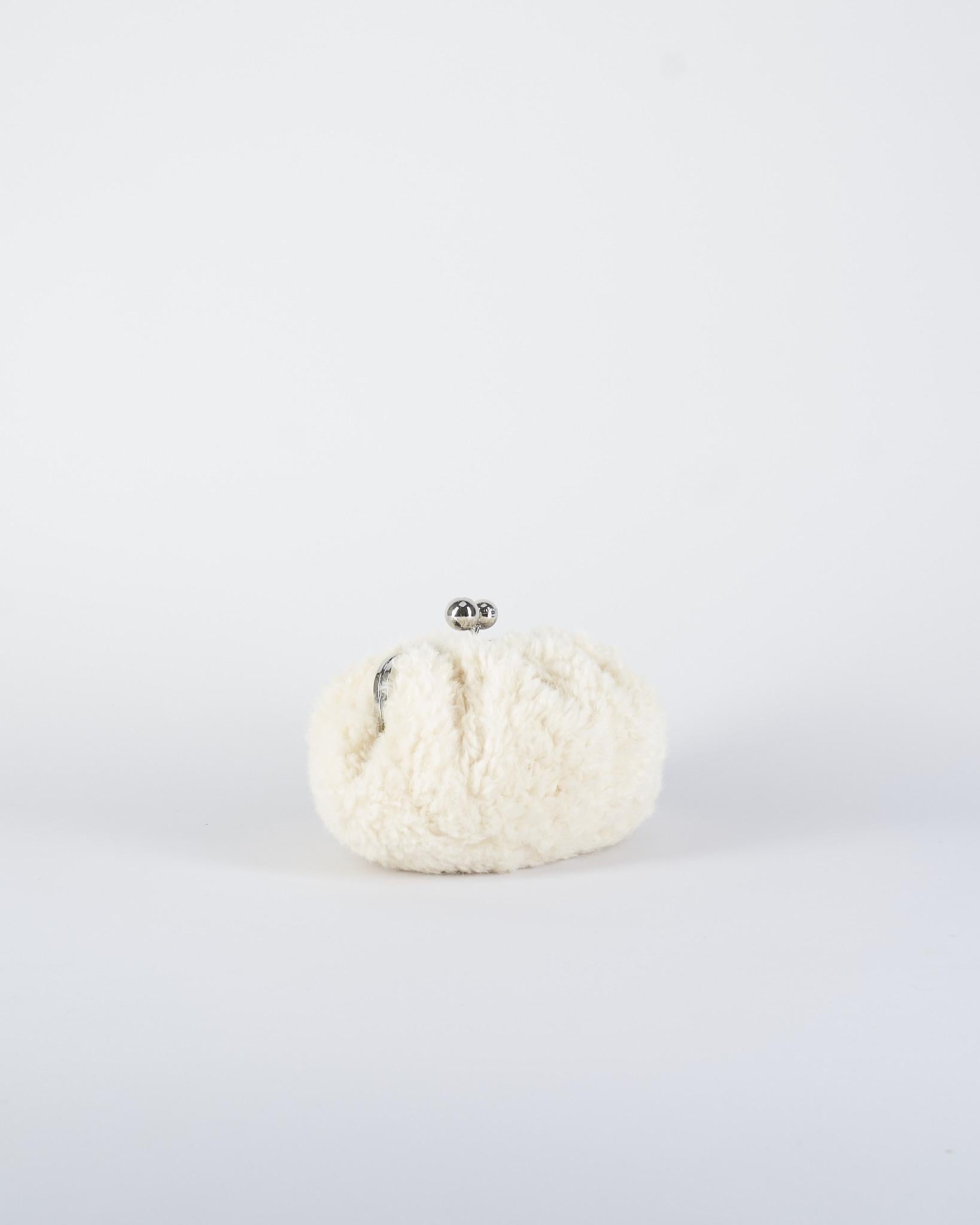 Borsa Panna Pasticcino Bag small dalla texture soffice MICIO 1 MAX MARA WEEKEND 