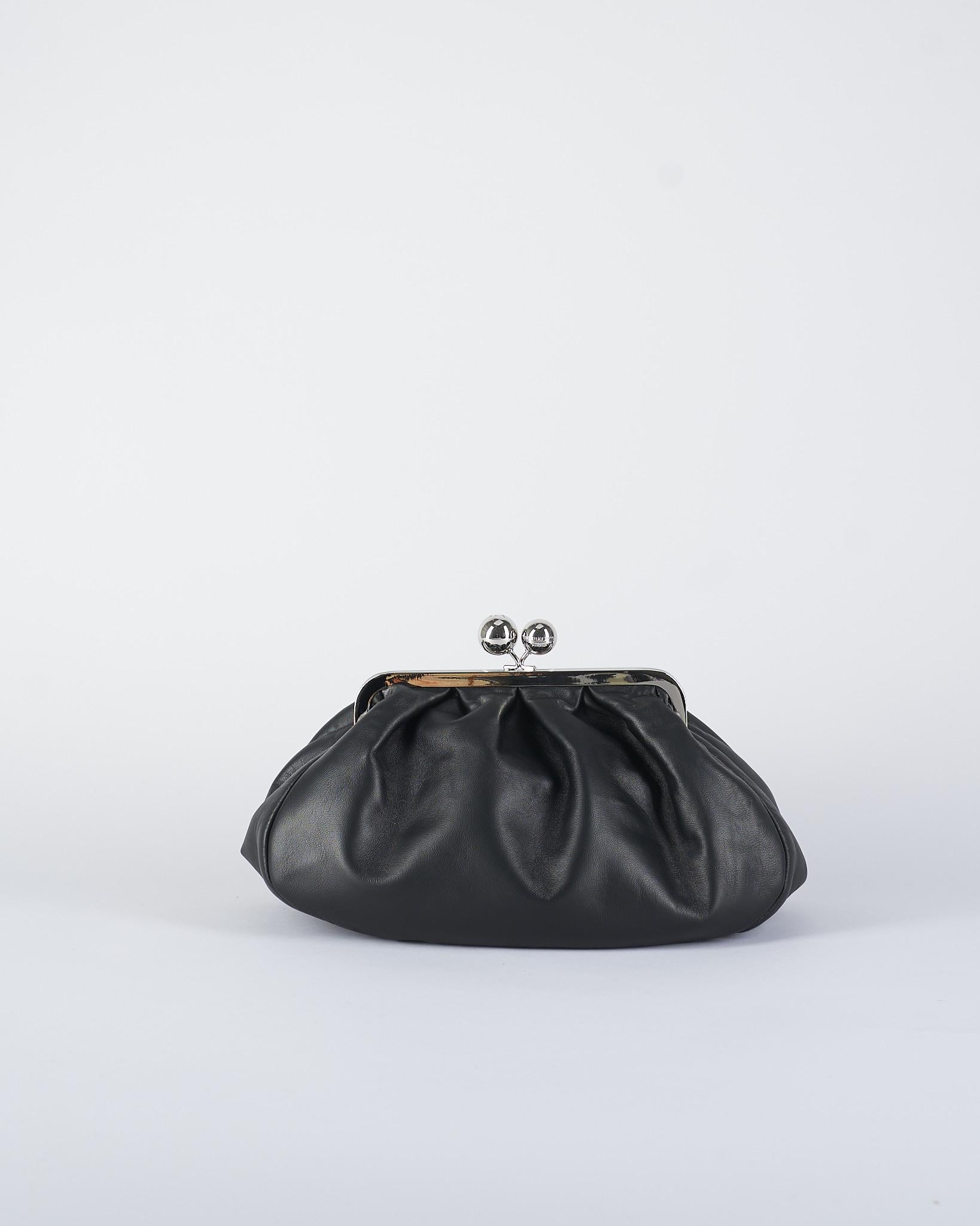 Borsa Nero Pasticcino Bag Medium in montone CUBICO 7 MAX MARA WEEKEND 
