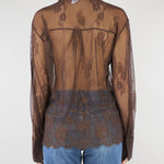 Camicia Cioccolato in pizzo RA6155J3901 90913 BLUGIRL 