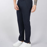 Pantalone Blu con elastico in vita