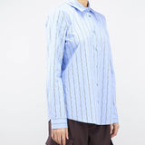 Camicia in cotone a righe Vicolo