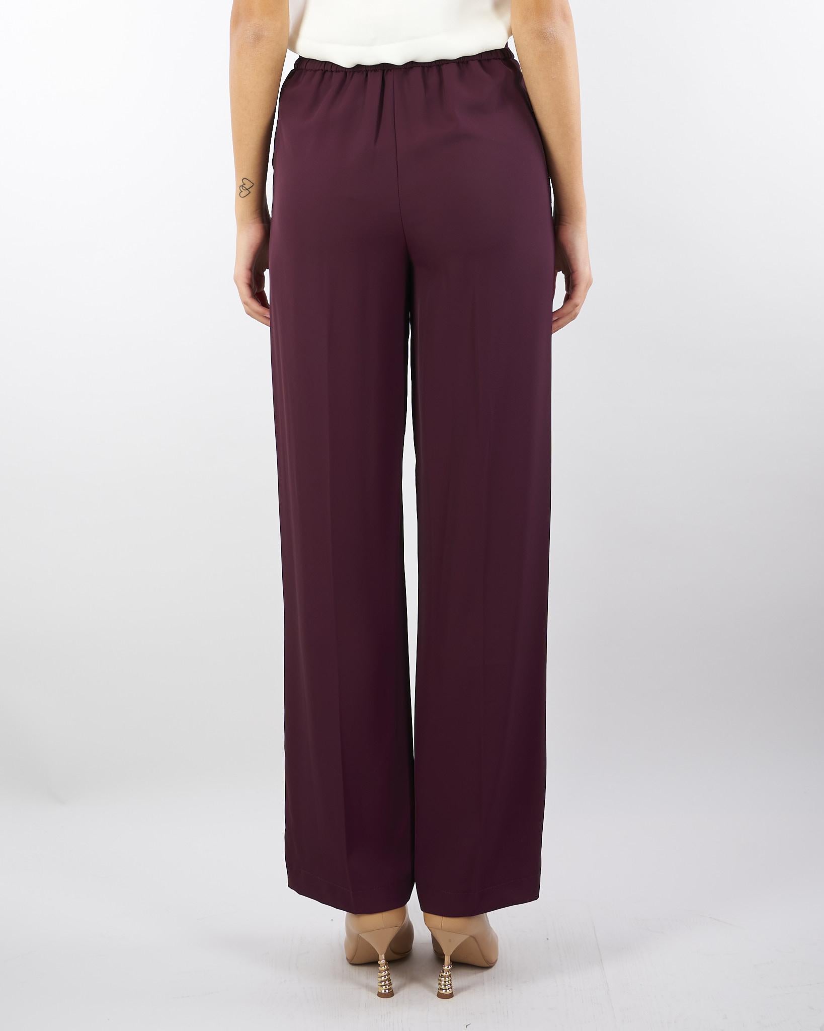 Pantalone Bordeaux cropped wide leg TF0360 38 VICOLO 