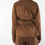 Giacca camicia Caramello in jersey BRESCIA 1 PENNY BLACK 