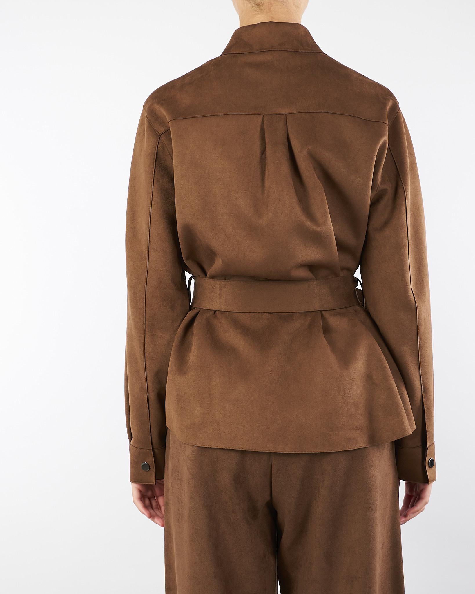 Giacca camicia Caramello in jersey BRESCIA 1 PENNY BLACK 