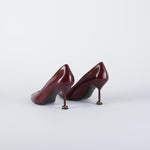 Decollette Bordeaux in pelle 114 85 WO MILANO 