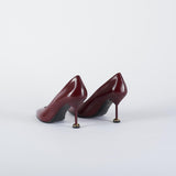 Decollette Bordeaux in pelle 114 85 WO MILANO 