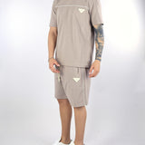 T-shirt Fango con patch logo