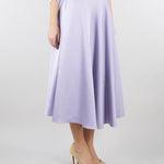 Gonna Lilla in duchesse con logo gioiello GO15661E2 EV7 ELISABETTA FRANCHI 