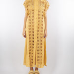 Abito Chemisier Bronzo in Macramè PF144A 22 PIN UP 