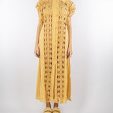 Abito Chemisier Bronzo in Macramè PF144A 22 PIN UP 