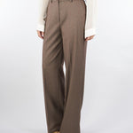 Pantalone Tortora wide leg C2029724 30 CLIPS 