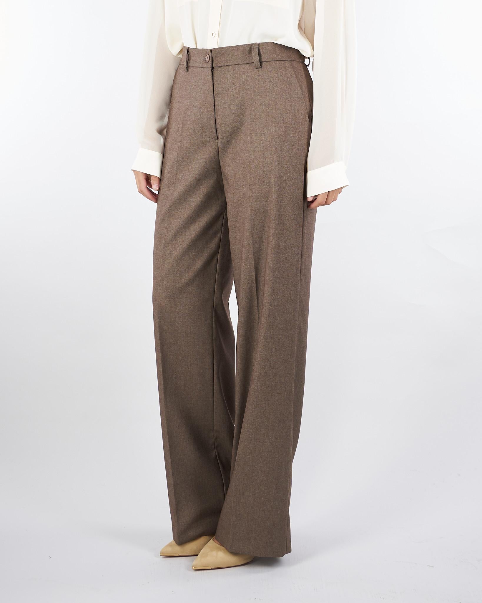 Pantalone Tortora wide leg C2029724 30 CLIPS 