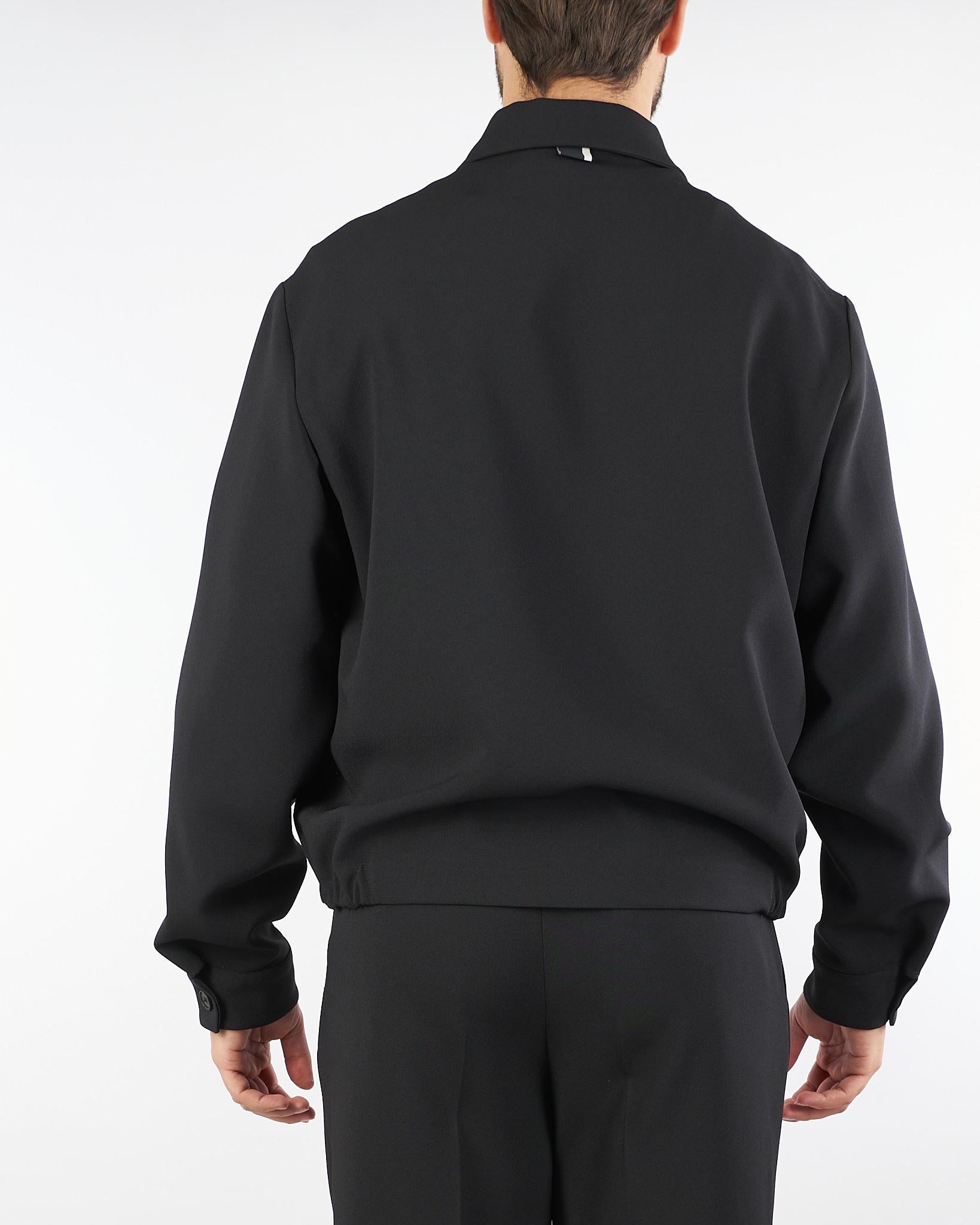 Giubbotto Nero in tessuto tecnico L1HFW25260012 D001 LOW BRAND 