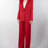 Pantalone fluido in envers satin