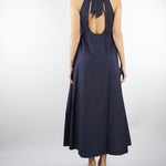 Abito Blu halterneck in popeline PBBBELLO 8 PENNY BLACK 