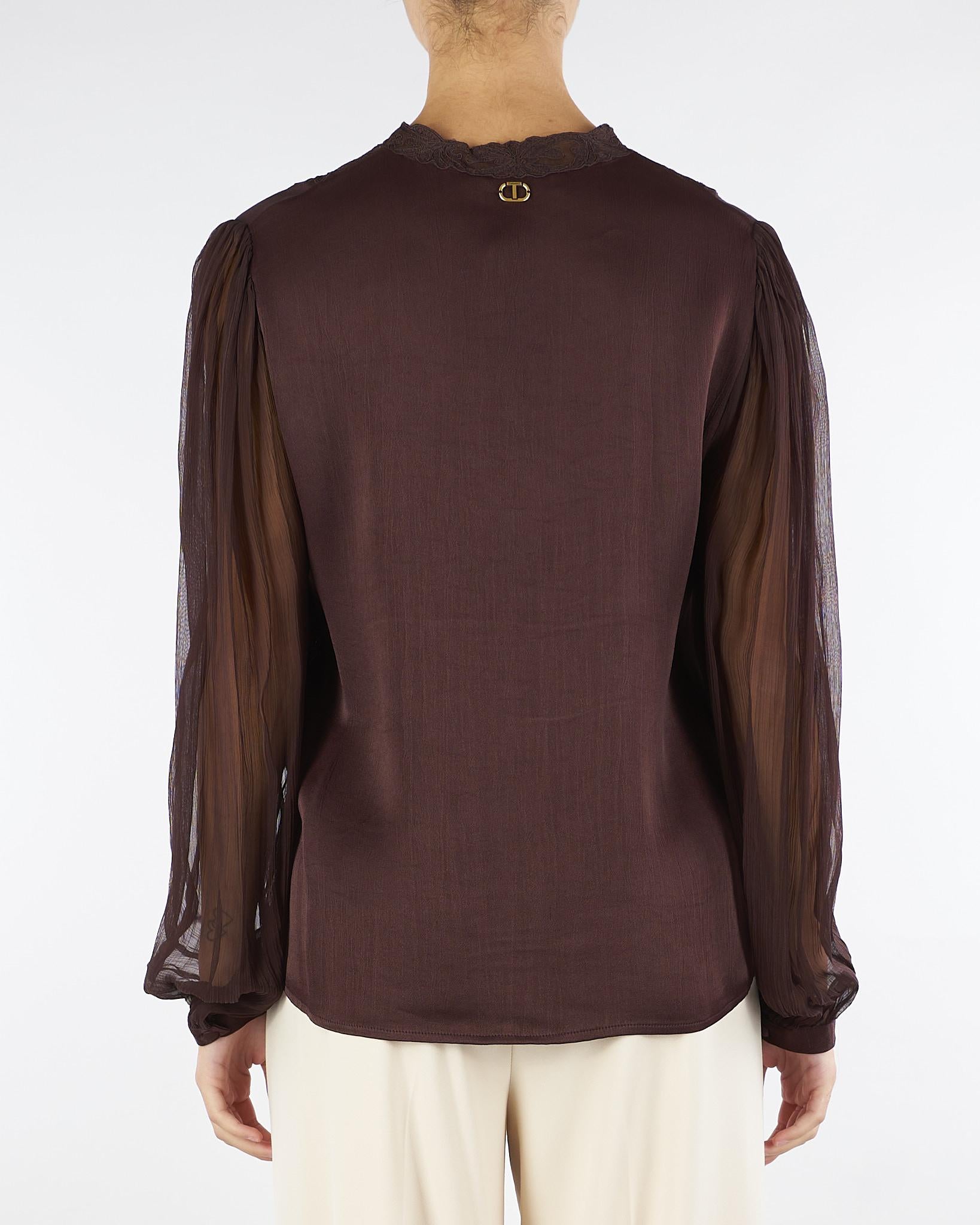 Camicia Moro con ricamo TT2243 11054 TWIN SET 