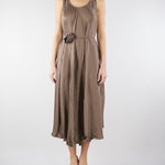 Abito Marrone in twill crinckle MLMALCOOL 1 MARELLA 