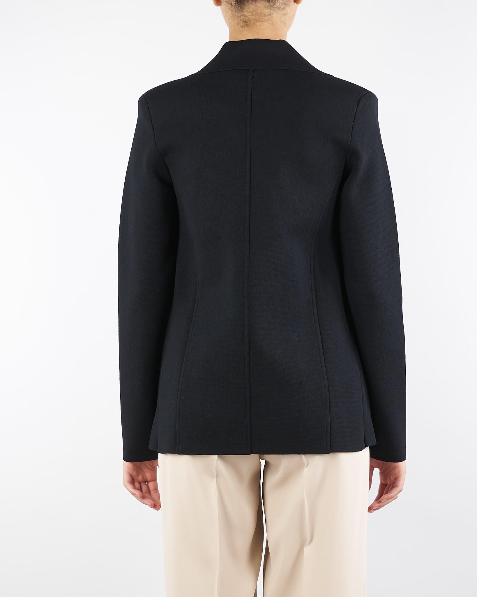 Giacca Nero in maglia con ricamo MK52S57E2 110 ELISABETTA FRANCHI 