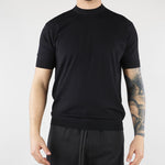 Maglia Nero in viscosa LM26001 D001 LOW BRAND 