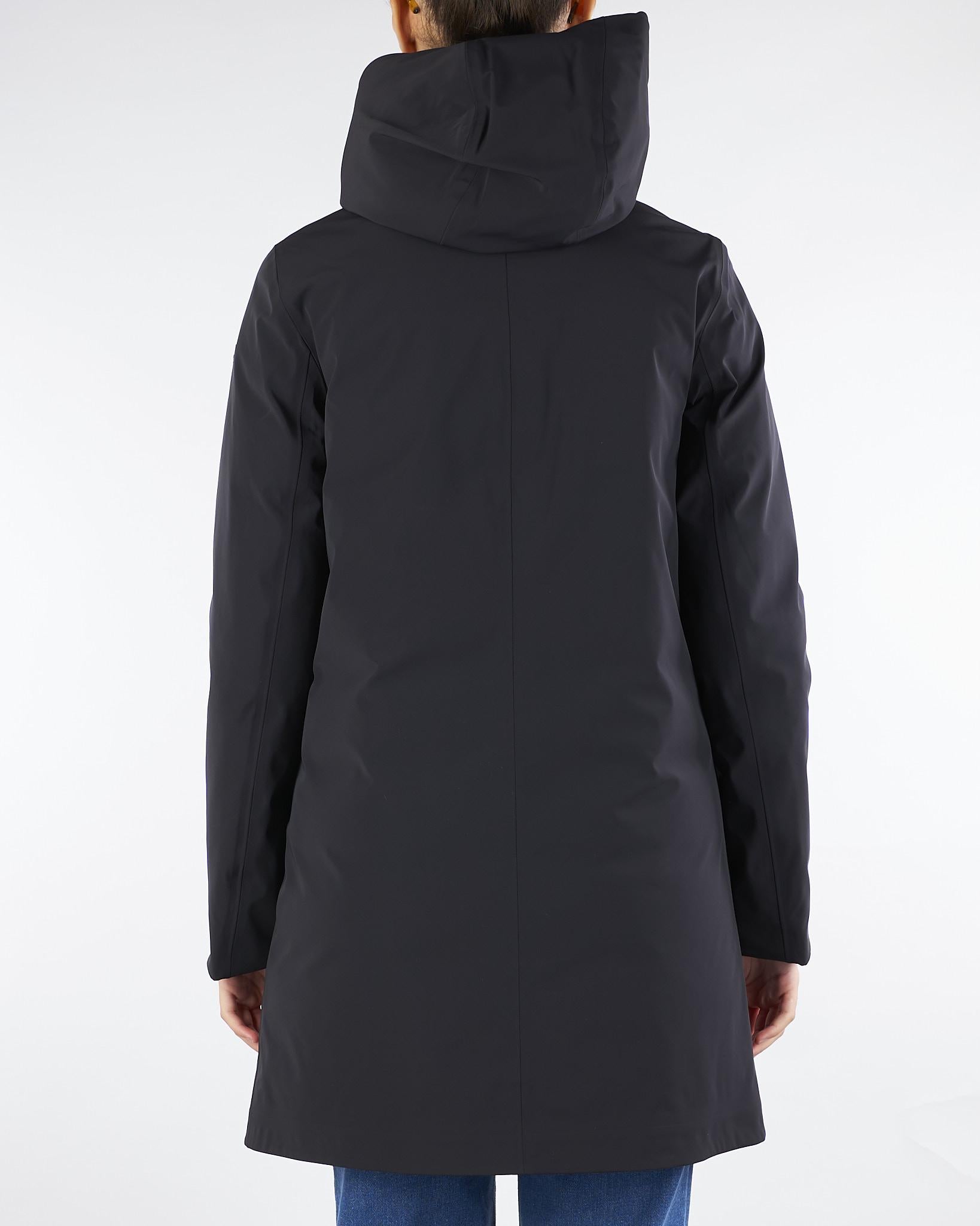 Giubbotto Nero Montecristo Floating Long Wom Jkt<BR/> W25511 10 RRD 