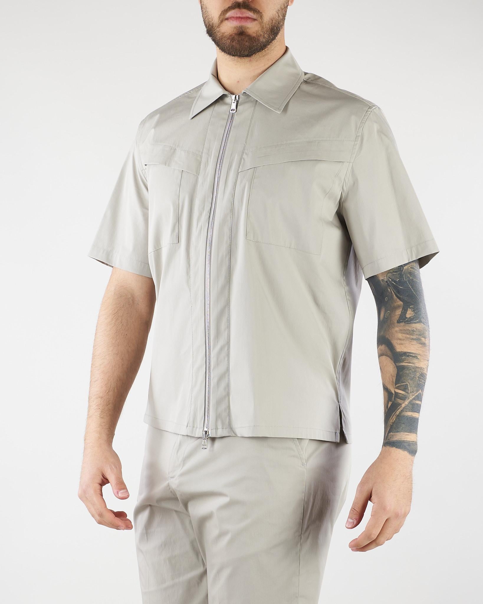 Camicia Calce con zip LH26012 N016 LOW BRAND 