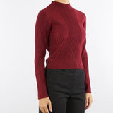 Maglia Rubino a costine MONDO 503 NENETTE 